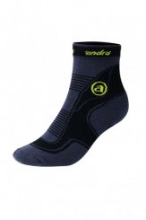 andro Socke Comp sw./anthrazit/gelb 