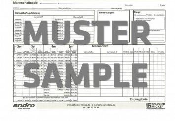 Universal-Spielblock, 50 Blatt 