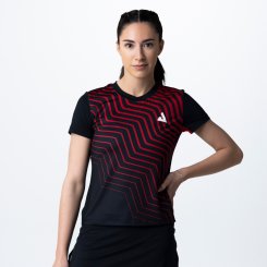 Joola *Shirt Lady Waves Team 25 schwarz/rot 