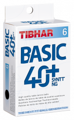 Tibhar Ball Basic 40+ SynTT NG weiß - 6er 