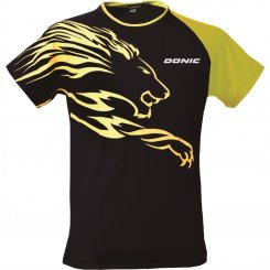 Donic T-Shirt Lion schwarz/gelb 