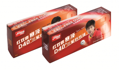 DHS Ball*** Dual 40+ weiß - 10er 