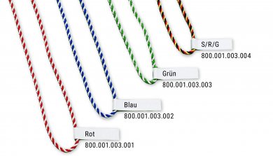 Medaillenkordel - schwarz/rot/gold schwarz/rot/gold