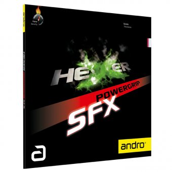 andro Hexer Powergrip SFX 1,9 - schwarz