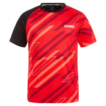 Gewo *T-Shirt Ponza I rot/schwarz 
