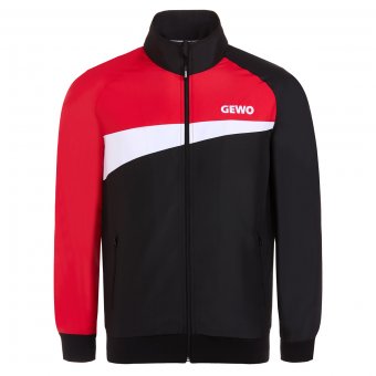 Gewo *Hoodie Fondi I schwarz/rot 