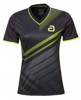 andro Trikot Liska Women schwarz/gelb 