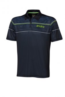 andro Hemd Carter schwarz/grün 