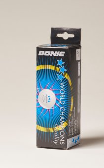Donic Ball*** P40+ weiß - 3er 