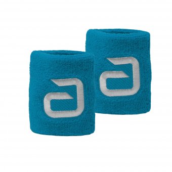 andro Schweißband alpha 2er Pack blau/weiß 