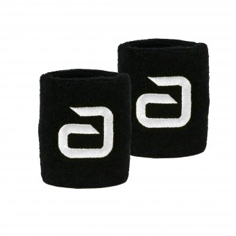 andro Schweißband alpha 2er Pack schwarz/weiß 
