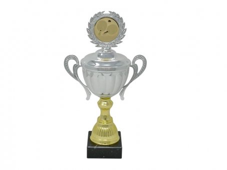 Pokal silber/gold 26,5cm - silber/gold