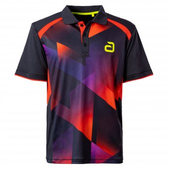 andro *Shirt Lanton schwarz/rot 