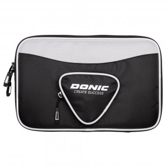 Donic Doppelhülle Rooster schwarz/weiß 