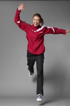 Donic Jacke Impact rot/schwarz/weiß 