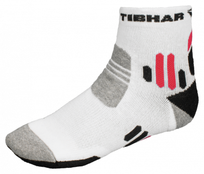 Tibhar Socke Tech 2 weiß/schwarz/rot 