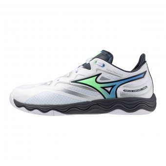 Mizuno *Schuh Wave Medal Neo weiß/mint/blau 